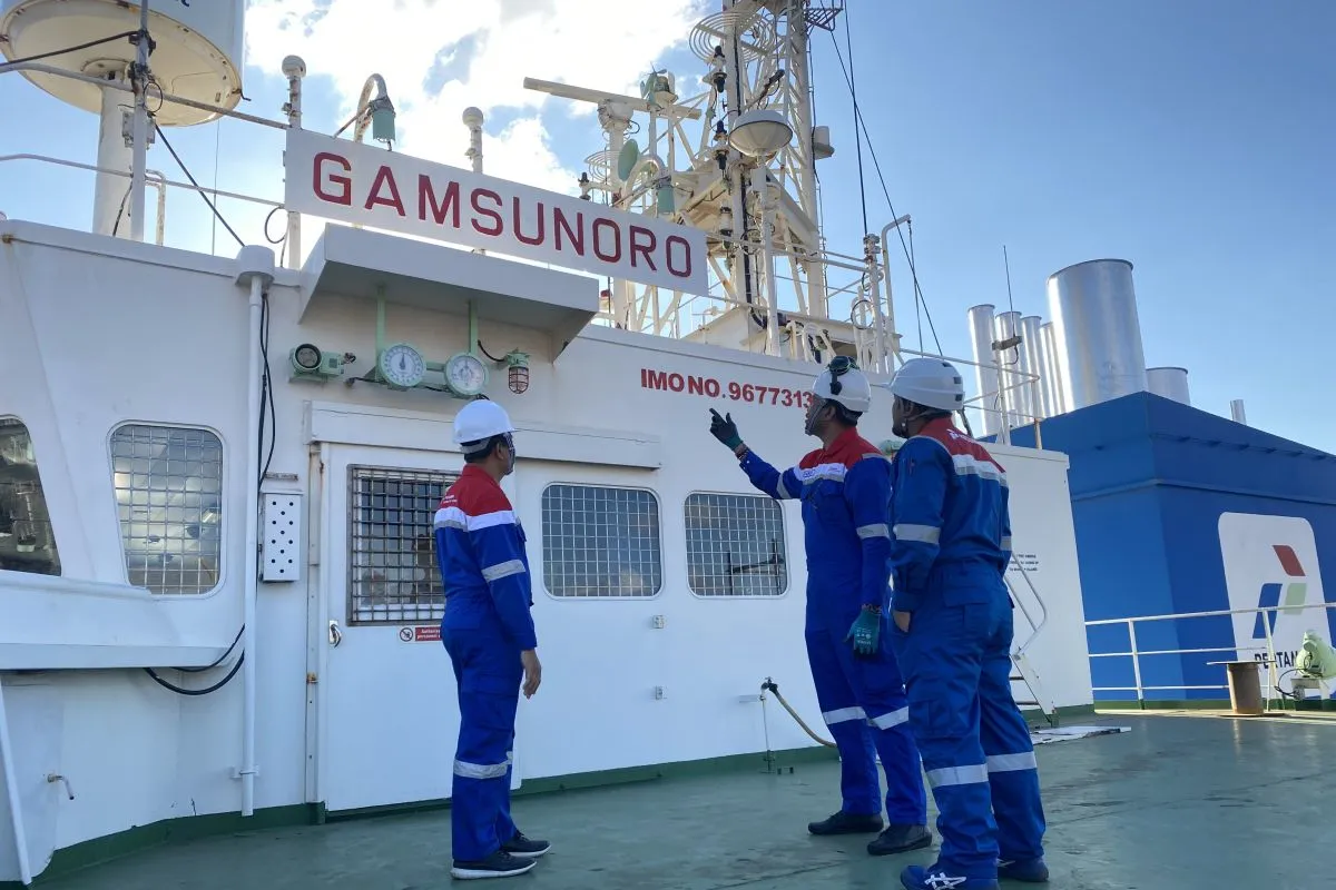 Kapal Gamsunoro PT Pertamina International Shipping Selesaikan Proses Docking di Turki