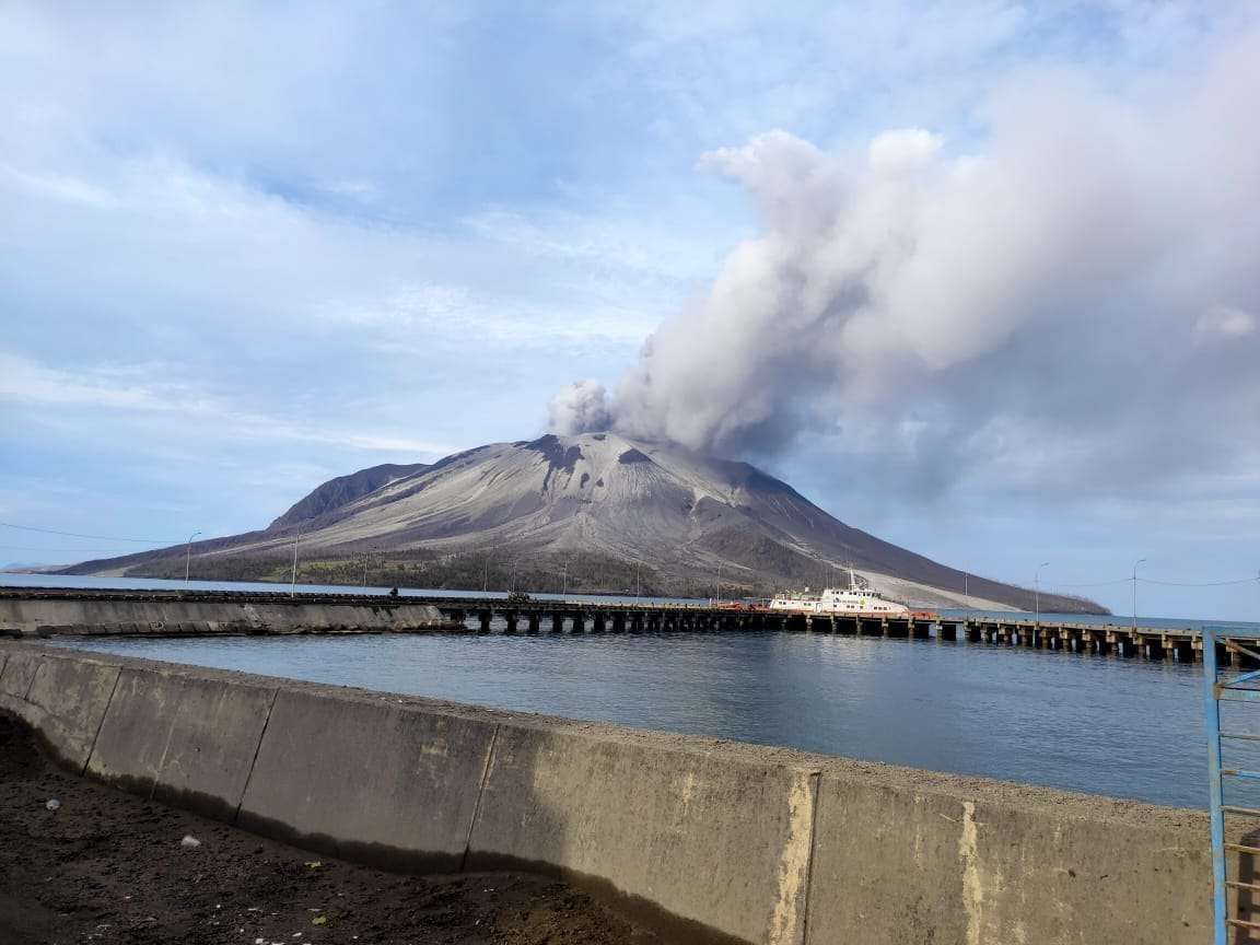 Pembangunan Sistem Penyediaan Air Minum di Desa Modisi untuk Korban Erupsi Gunung Ruang